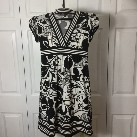 BCBG MaxAzria Black & White Dress - Picture 1 of 5